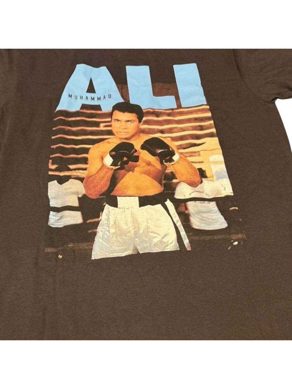 Hybrid Apparel Muhammad Ali Graphic Tee Black Blue M